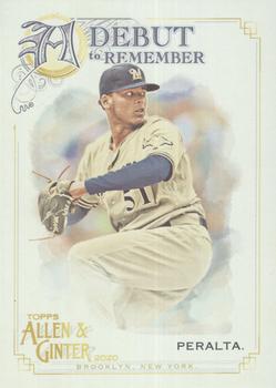 2020 Topps Allen & Ginter - A Debut to Remember #DTR-22 Freddy Peralta Front