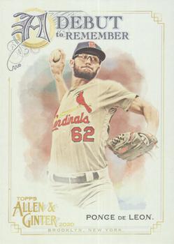 2020 Topps Allen & Ginter - A Debut to Remember #DTR-23 Daniel Ponce de Leon Front