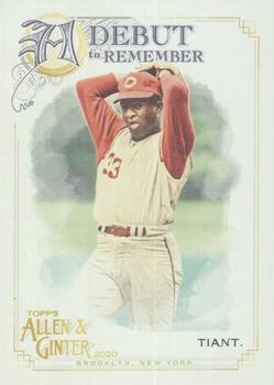 2020 Topps Allen & Ginter - A Debut to Remember #DTR-29 Luis Tiant Front