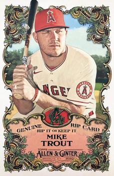 2020 Topps Allen & Ginter - Box Loader Rip Cards #BRIP-28 Mike Trout Front
