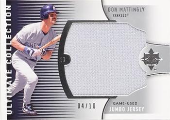 2008 Upper Deck Ultimate Collection - Jumbo Jersey #UJ-MA Don Mattingly Front