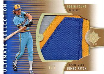 2008 Upper Deck Ultimate Collection - Jumbo Jersey Patch #UJ-RY Robin Yount Front