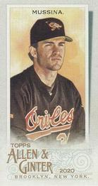 2020 Topps Allen & Ginter - Mini No Card Number #NNO Mike Mussina Front
