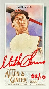 2020 Topps Allen & Ginter - Mini Framed Baseball Autographs Red Ink #MA-MG Mitch Garver Front