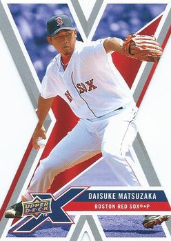 2008 Upper Deck X - Die Cut #11 Daisuke Matsuzaka Front