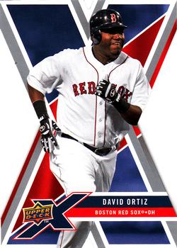 2008 Upper Deck X - Die Cut #12 David Ortiz Front