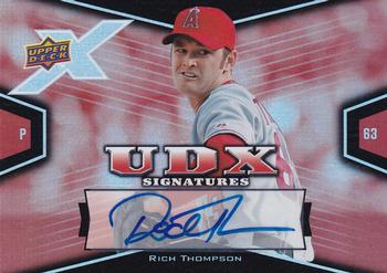 2008 Upper Deck X - Signatures #RT Rich Thompson Front