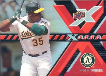 2008 Upper Deck X - Xponential #X-FT Frank Thomas Front