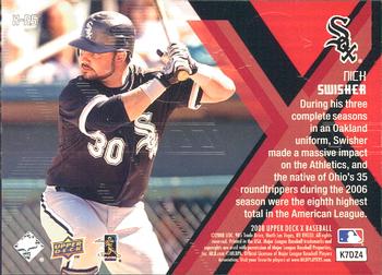 2008 Upper Deck X - Xponential #X-NS Nick Swisher Back