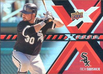 2008 Upper Deck X - Xponential #X-NS Nick Swisher Front