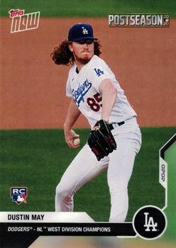 2020 Topps Now Postseason Los Angeles Dodgers #PS-2 Dustin May Front