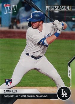 2020 Topps Now Postseason Los Angeles Dodgers #PS-5 Gavin Lux Front