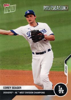 2020 Topps Now Postseason Los Angeles Dodgers #PS-6 Corey Seager Front