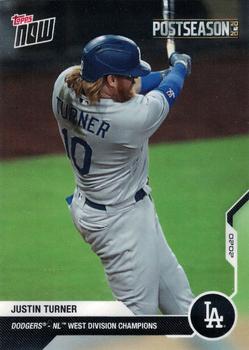 2020 Topps Now Postseason Los Angeles Dodgers #PS-8 Justin Turner Front
