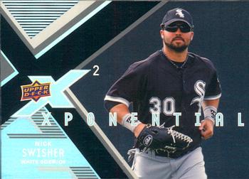 2008 Upper Deck X - Xponential 2 #X2-NS Nick Swisher Front
