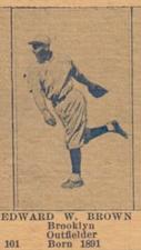 1925 Universal Toy and Novelty (W504) #101 Eddie Brown Front