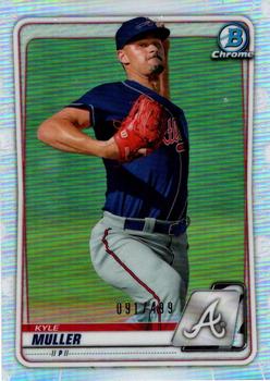 2020 Bowman Chrome - Prospects Refractor #BCP-191 Kyle Muller Front