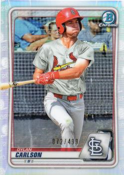 2020 Bowman Chrome - Prospects Refractor #BCP-236 Dylan Carlson Front