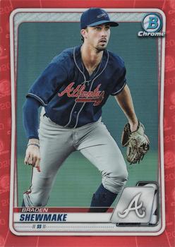 2020 Bowman Chrome - Prospects Red #BCP-219 Braden Shewmake Front