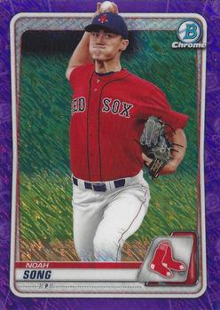 2020 Bowman Chrome - Prospects Shimmer #BCP-161 Noah Song Front