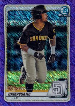 2020 Bowman Chrome - Prospects Shimmer #BCP-218 Luis Campusano Front