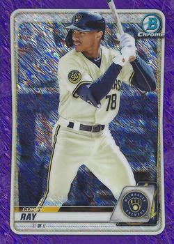 2020 Bowman Chrome - Prospects Shimmer #BCP-248 Corey Ray Front