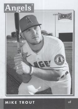 2020 Topps Archives Snapshots - Black and White #AS-MT Mike Trout Front