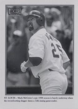 2020 Topps Archives Snapshots - Walkoff Wires #WW-MM Mark McGwire Front