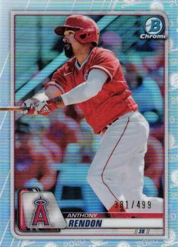 2020 Bowman Chrome - Refractor #93 Anthony Rendon Front