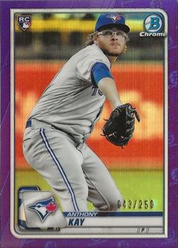 2020 Bowman Chrome - Purple Refractor #16 Anthony Kay Front