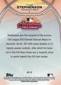 2020 Bowman Chrome - 2019 Arizona Fall League Fall Stars #AFL-TS Tyler Stephenson Back