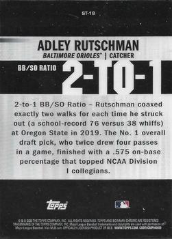 2020 Bowman Chrome - Stat Tracker #ST-18 Adley Rutschman Back