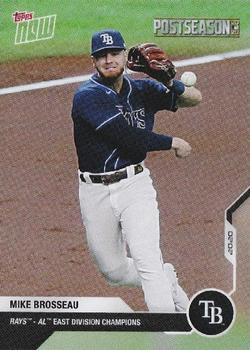 2020 Topps Now Postseason Tampa Bay Rays #PS-24 Mike Brosseau Front