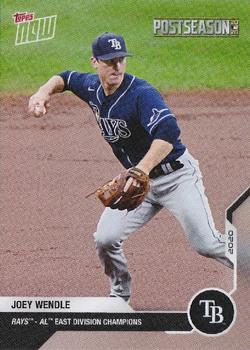 2020 Topps Now Postseason Tampa Bay Rays #PS-25 Joey Wendle Front