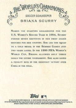 2020 Topps Allen & Ginter X #166 Briana Scurry Back