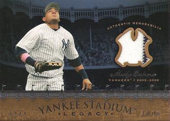 2008 Upper Deck Yankee Stadium Legacy - Memorabilia #MC Melky Cabrera Front