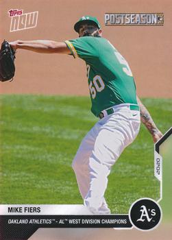 2020 Topps Now Postseason Oakland Athletics #PS-32 Mike Fiers Front