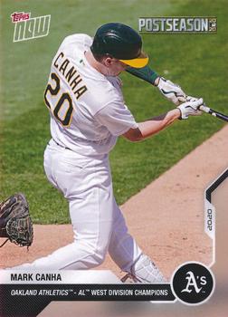 2020 Topps Now Postseason Oakland Athletics #PS-40 Mark Canha Front