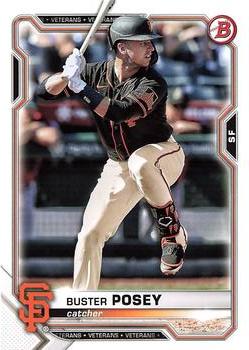 2021 Bowman #6 Buster Posey Front