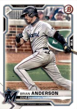 2021 Bowman #12 Brian Anderson Front