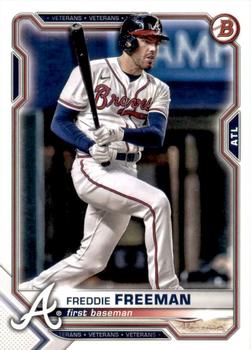 2021 Bowman #14 Freddie Freeman Front
