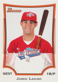 2009 Bowman AFLAC All-American Classic #AFLAC-JL Jared Lakind Front