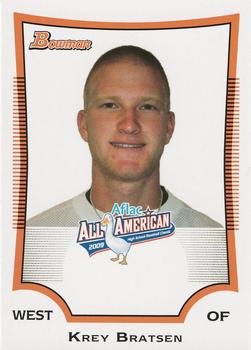 2009 Bowman AFLAC All-American Classic #AFLAC-KB1 Krey Bratsen Front