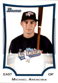 2009 Bowman AFLAC All-American Classic #AFLAC-MA Michael Arencibia Front