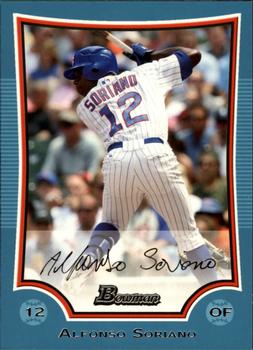 2009 Bowman - Blue #176 Alfonso Soriano Front