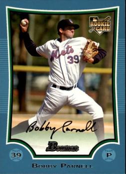 2009 Bowman - Blue #211 Bobby Parnell Front