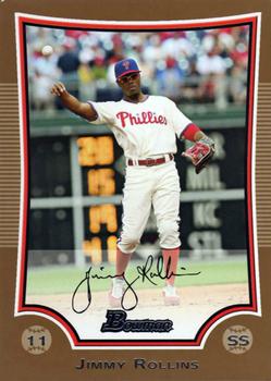 2009 Bowman - Gold #6 Jimmy Rollins Front