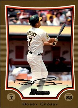 2009 Bowman - Gold #133 Bobby Crosby Front