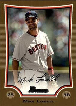 2009 Bowman - Gold #142 Mike Lowell Front