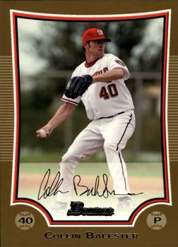 2009 Bowman - Gold #174 Collin Balester Front